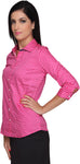 Bombay High Women's Polka Print Formal Shirt