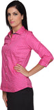 Bombay High Women's Polka Print Formal Shirt