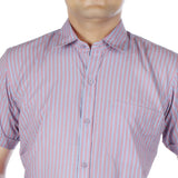 J Marks Men's Striped Formal Shirt