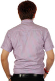 J Marks Men's Striped Formal Shirt