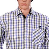 J Marks Men's Checkered Formal Shirt