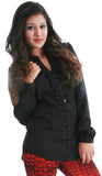 ShopperTree Women's Solid Casual Shirt