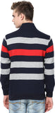 Mudo Full Sleeve Striped Men's Sweatshirt