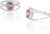 Frabjous Sterling Silver Toe Ring Set