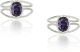 Frabjous Sterling Silver Toe Ring Set