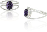 Frabjous Sterling Silver Toe Ring Set