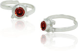 Frabjous Sterling Silver Toe Ring Set