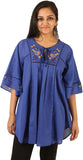 INDRICKA Casual Butterfly Sleeve Solid Women's Top