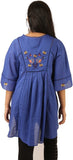 INDRICKA Casual Butterfly Sleeve Solid Women's Top