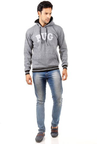 Wajbee Full Sleeve Solid Men's Sweatshirt