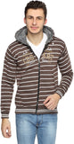 Wajbee Full Sleeve Striped Men's Sweatshirt