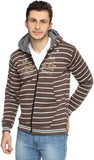 Wajbee Full Sleeve Striped Men's Sweatshirt
