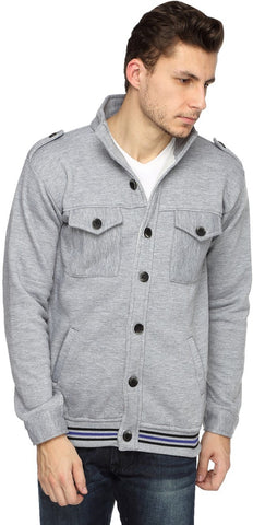 Wajbee Full Sleeve Solid Men's Sweatshirt