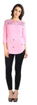 Wajbee Casual 3/4 Sleeve Solid Women's Top