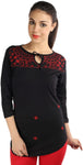 Wajbee Casual 3/4 Sleeve Solid Women's Top