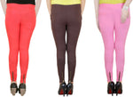 Zrestha Women's Brown, Pink, Orange Leggings