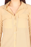 Blenni Women's Solid Casual Shirt