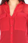 Blenni Women's Solid Casual Shirt