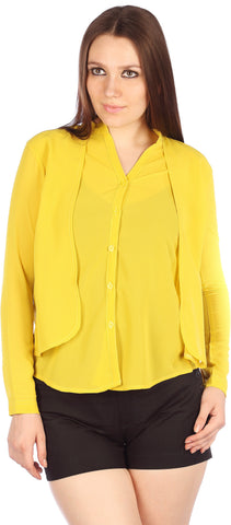 Blenni Women's Solid Casual Shirt