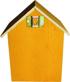 Scrap Wood Birdhouse SURA-YELLOW-1 Bird House