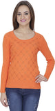 Svt Ada Collections Casual Full Sleeve Checkered Women's Top