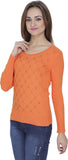 Svt Ada Collections Casual Full Sleeve Checkered Women's Top