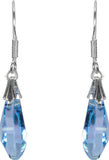 Pearl Paradise Complete Women - (A) Swarovski Crystal Silver Dangle Earring