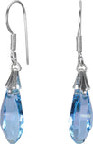 Pearl Paradise Complete Women - (A) Swarovski Crystal Silver Dangle Earring