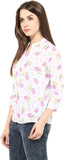 Seeyaar Women's Floral Print Casual Shirt