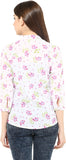 Seeyaar Women's Floral Print Casual Shirt