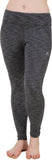 Creez Solid Women's Charcoal Full Length Sports Tights