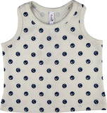 Hunny Bunny Casual Sleeveless Polka Print Girl's Top