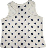 Hunny Bunny Casual Sleeveless Polka Print Girl's Top