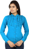 Teemoods Women's Solid Casual Shirt