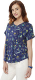 Chumbak Casual Short Sleeve Printed Women's Top