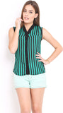 Trend Arrest Women's Striped Casual Shirt