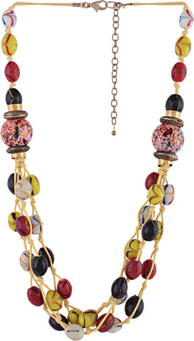 Village Handicrafts Glass Necklace