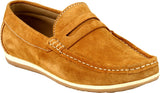 GAI Tan Leather Loafers