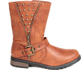 TEN TEN Women's Tan Mid Length Boots Boots