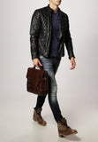 The Curve Full Sleeve Solid Men's Quilted Jacket