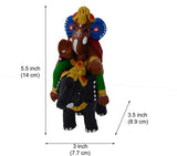 eCraftIndia Lord Ganesha on Elephant Showpiece  -  13.97 cm
