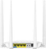 Tenda 300Mbps High Power Wireless Router, with 4 fixed 5dbi antenna , 3LAN ,1WAN Port TE-FH456