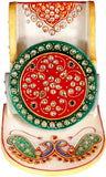Sunvi Rajasthani Stonework Mobile Stand Showpiece  -  11 cm