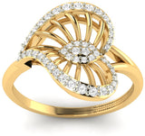Jewels5 Myrte Gold Diamond 18 K Ring