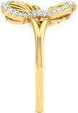 Jewels5 Myrte Gold Diamond 18 K Ring