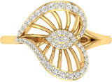 Jewels5 Myrte Gold Diamond 18 K Ring