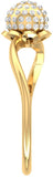 Jewels5 Aphrodite Gold Diamond 18 K Ring