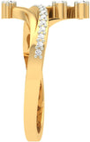 Jewels5 Olivoa Gold Diamond 18 K Ring