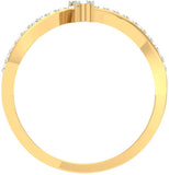Jewels5 Olivoa Gold Diamond 18 K Ring
