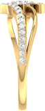 Jewels5 Petra Gold Diamond 18 K Ring